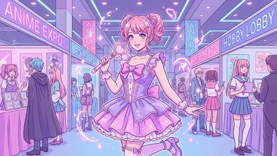 陈美娇cosplay动漫展示