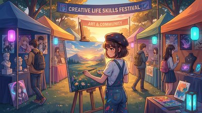 陈美娇创意绘画动漫