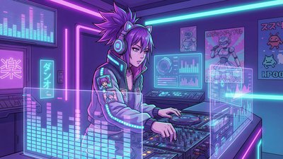 陈美娇电音动漫MV